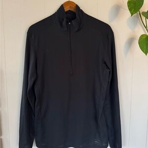 REI Black Quarter-Zip Top
